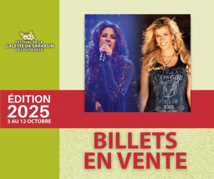 Une paire spectacle VÉRONIQUE LABBÉ (Hommage Shania Twain)- Festival de la Galette de Sarrasin de Louiseville