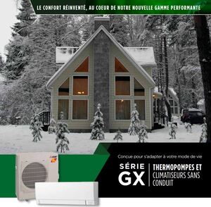 Thermopompe Mitsubishi Electric GX - Climcô Service
