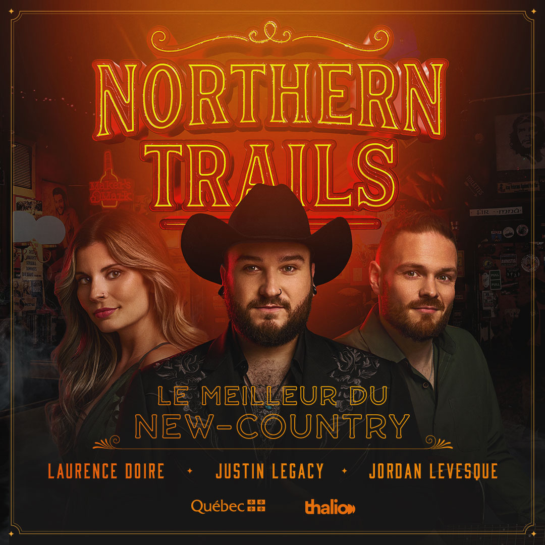 Paire de billets Northern Trails - Le Meilleur du New Country - Salle Kingsey Théâtres des Grands Chênes